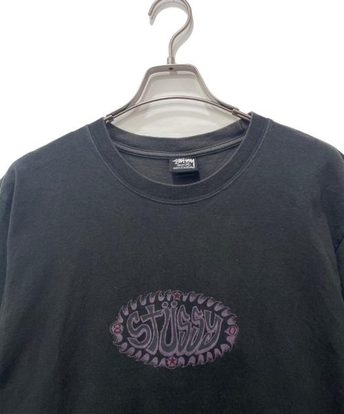 stussy（ステューシー）stussy (ステューシー) プリントTシャツ ブラック サイズ:Mの古着・服飾アイテム