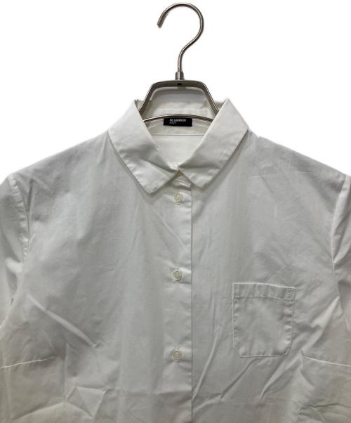 JIL SANDER NAVY（ジルサンダー ネイビー）JIL SANDER NAVY (ジルサンダー ネイビー) 長袖シャツ ホワイト サイズ:36の古着・服飾アイテム