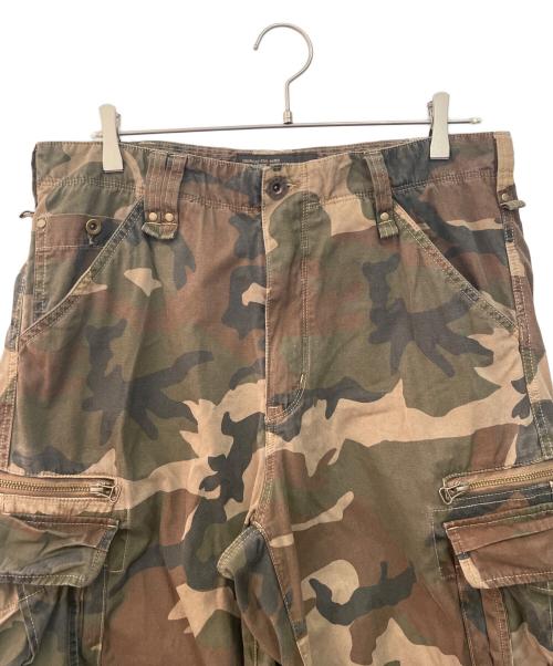 AVIREX（アヴィレックス）AVIREX (アヴィレックス) カーゴパンツ ブラウン×カーキ サイズ:Lの古着・服飾アイテム