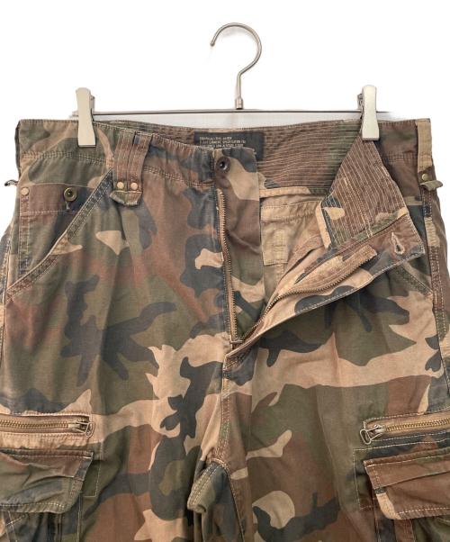 AVIREX（アヴィレックス）AVIREX (アヴィレックス) カーゴパンツ ブラウン×カーキ サイズ:Lの古着・服飾アイテム