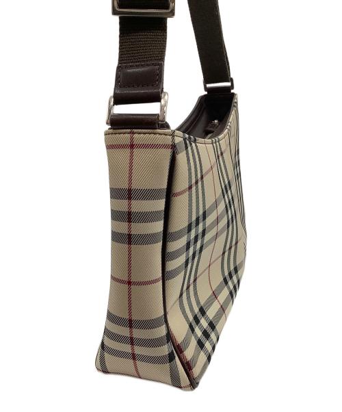BURBERRY（バーバリー）BURBERRY (バーバリー) ショルダーバッグ ブラウン×ベージュの古着・服飾アイテム