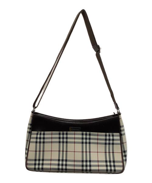 BURBERRY（バーバリー）BURBERRY (バーバリー) ショルダーバッグ ブラウン×ベージュの古着・服飾アイテム
