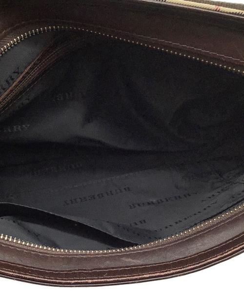 BURBERRY（バーバリー）BURBERRY (バーバリー) ショルダーバッグ ブラウン×ベージュの古着・服飾アイテム