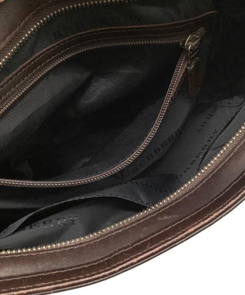 BURBERRY（バーバリー）BURBERRY (バーバリー) ショルダーバッグ ブラウン×ベージュの古着・服飾アイテム