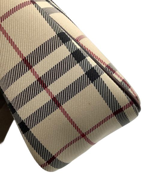 BURBERRY（バーバリー）BURBERRY (バーバリー) ショルダーバッグ ブラウン×ベージュの古着・服飾アイテム