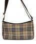 BURBERRY (バーバリー) ショルダーバッグ ブラウン×ベージュ：30000円