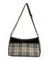 中古・古着 BURBERRY (バーバリー) ショルダーバッグ ブラウン×ベージュ：30000円