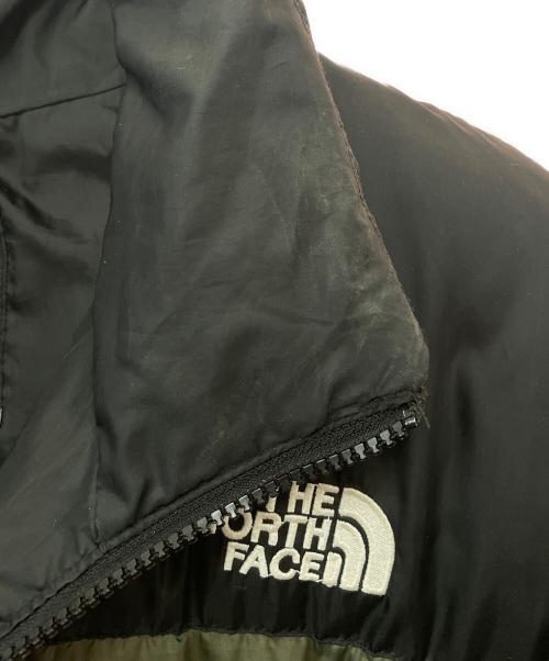 THE NORTH FACE（ザ ノース フェイス）THE NORTH FACE (ザ ノース フェイス) ダウンジャケット グリーン×ブラック サイズ:2XLの古着・服飾アイテム
