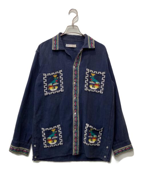 PEVE（ペペ）PEVE (ペペ) ウエスタンシャツ インディゴ サイズ:不明の古着・服飾アイテム