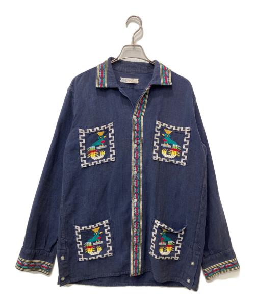PEVE（ペペ）PEVE (ペペ) ウエスタンシャツ インディゴ サイズ:不明の古着・服飾アイテム