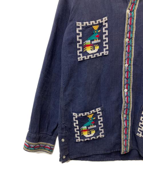 PEVE（ペペ）PEVE (ペペ) ウエスタンシャツ インディゴ サイズ:不明の古着・服飾アイテム