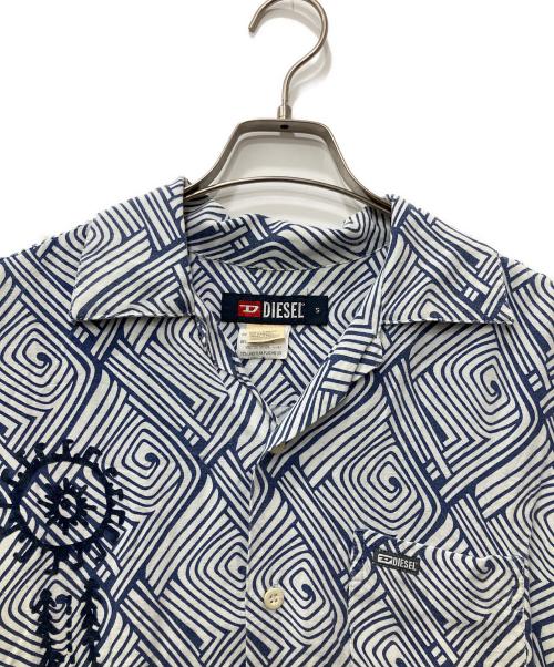 DIESEL（ディーゼル）DIESEL (ディーゼル) 半袖シャツ ブルー サイズ:Sの古着・服飾アイテム