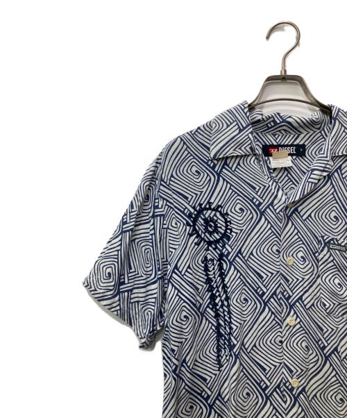 DIESEL（ディーゼル）DIESEL (ディーゼル) 半袖シャツ ブルー サイズ:Sの古着・服飾アイテム