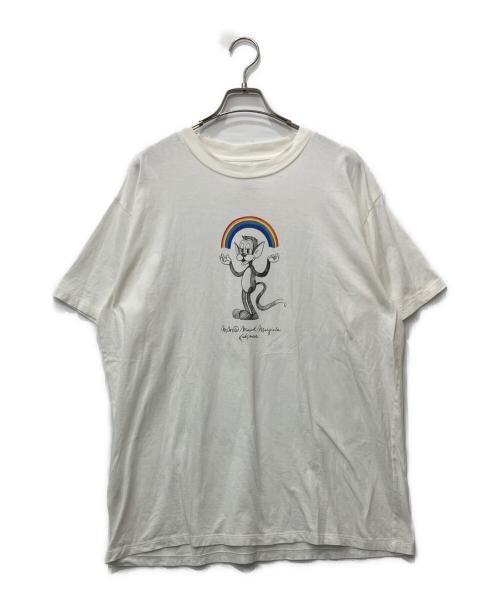 MM6 Maison Margiela（エムエムシックスメゾンマルジェラ）MM6 Maison Margiela (エムエムシックスメゾンマルジェラ) プリントTシャツ ホワイト サイズ:Sの古着・服飾アイテム