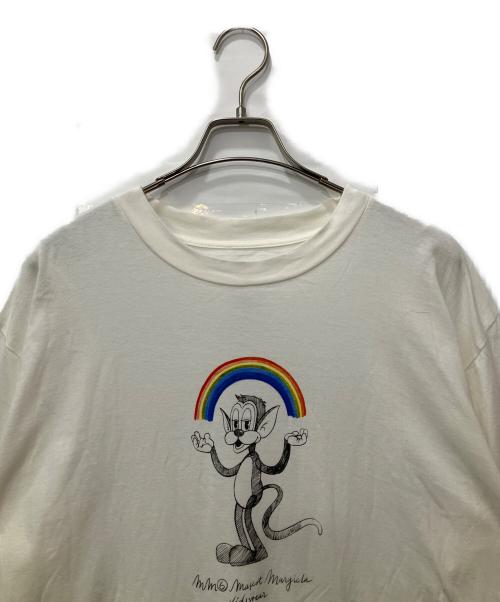 MM6 Maison Margiela（エムエムシックスメゾンマルジェラ）MM6 Maison Margiela (エムエムシックスメゾンマルジェラ) プリントTシャツ ホワイト サイズ:Sの古着・服飾アイテム