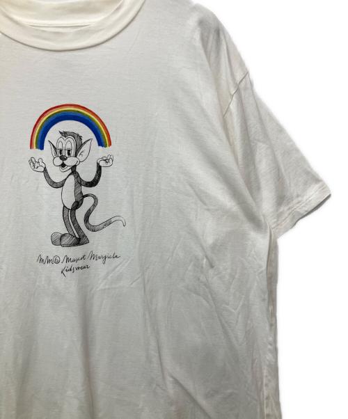 MM6 Maison Margiela（エムエムシックスメゾンマルジェラ）MM6 Maison Margiela (エムエムシックスメゾンマルジェラ) プリントTシャツ ホワイト サイズ:Sの古着・服飾アイテム