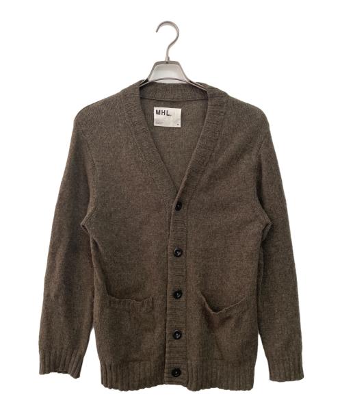 MHL（マーガレットハウエル）MHL (マーガレットハウエル) 薄手カーディガン ブラウン サイズ:Mの古着・服飾アイテム