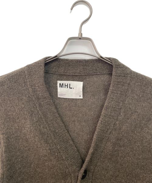 MHL（マーガレットハウエル）MHL (マーガレットハウエル) 薄手カーディガン ブラウン サイズ:Mの古着・服飾アイテム
