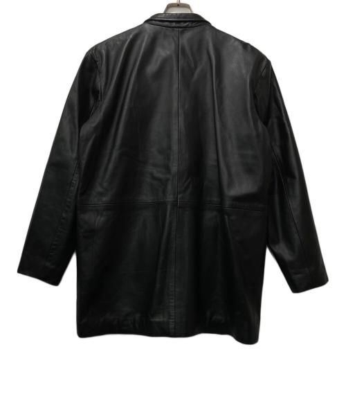 RHENIUM（レニウム）RHENIUM (レニウム) レザーコート ブラック サイズ:40の古着・服飾アイテム