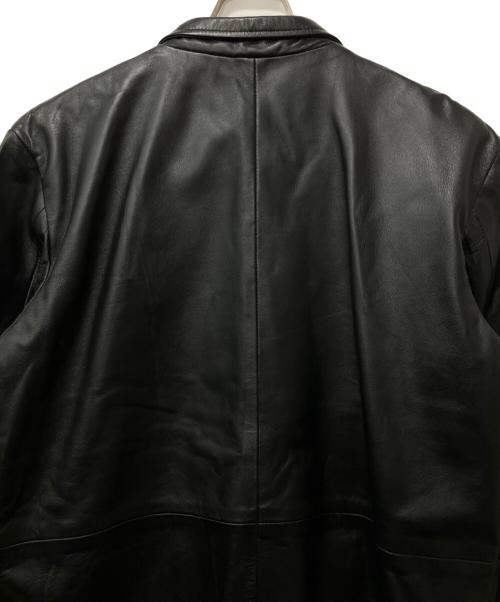 RHENIUM（レニウム）RHENIUM (レニウム) レザーコート ブラック サイズ:40の古着・服飾アイテム
