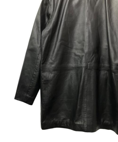 RHENIUM（レニウム）RHENIUM (レニウム) レザーコート ブラック サイズ:40の古着・服飾アイテム