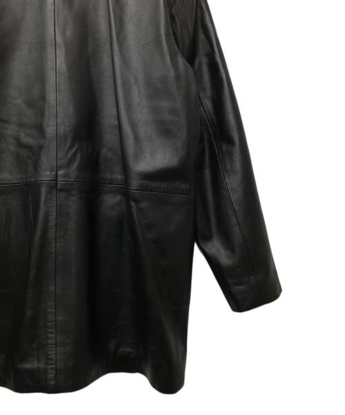 RHENIUM（レニウム）RHENIUM (レニウム) レザーコート ブラック サイズ:40の古着・服飾アイテム