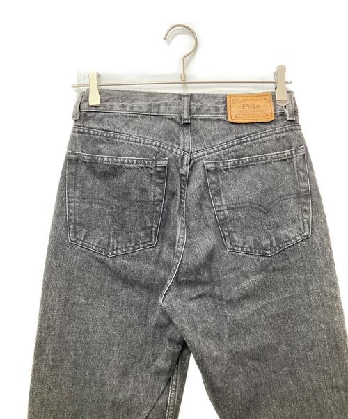 POLO RALPH LAUREN（ポロ・ラルフローレン）POLO RALPH LAUREN (ポロ・ラルフローレン) デニムストレートパンツ グレー サイズ: W29×L36の古着・服飾アイテム