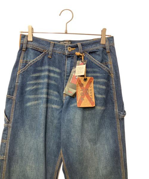 POLO JEANS（ポロジーンズ）POLO JEANS (ポロジーンズ) デニムペインターパンツ インディゴ サイズ:73.5cm (W29) 未使用品の古着・服飾アイテム