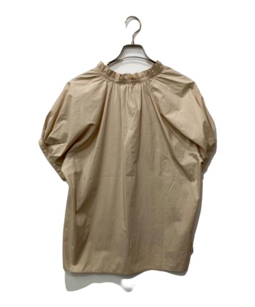 BALLSEY（ボールジィ）BALLSEY (ボールジィ) 半袖ブラウス ベージュ サイズ:36の古着・服飾アイテム