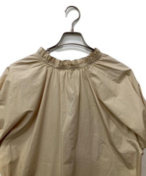 BALLSEY（ボールジィ）BALLSEY (ボールジィ) 半袖ブラウス ベージュ サイズ:36の古着・服飾アイテム