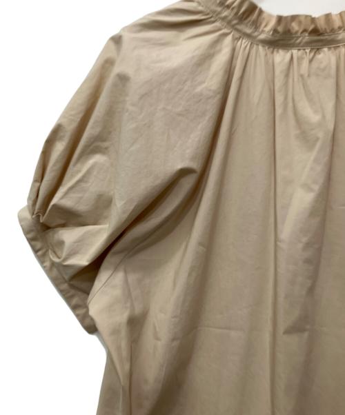 BALLSEY（ボールジィ）BALLSEY (ボールジィ) 半袖ブラウス ベージュ サイズ:36の古着・服飾アイテム