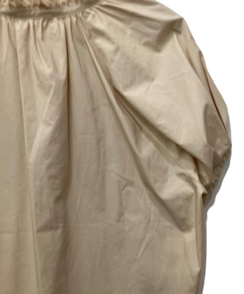 BALLSEY（ボールジィ）BALLSEY (ボールジィ) 半袖ブラウス ベージュ サイズ:36の古着・服飾アイテム