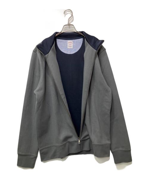 BROOKS BROTHERS（ブルックスブラザーズ）BROOKS BROTHERS (ブルックスブラザーズ) ダブルフェイスフルジップ グレー サイズ:XLの古着・服飾アイテム