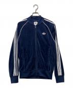 adidas Originalsアディダスオリジナル）の古着「ベロアトラックジャケット」｜ブルー