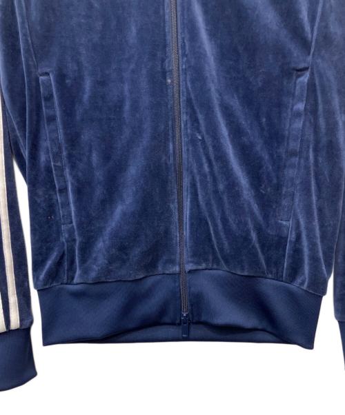 adidas Originals（アディダスオリジナル）adidas Originals (アディダスオリジナル) ベロアトラックジャケット ブルー サイズ:Lの古着・服飾アイテム