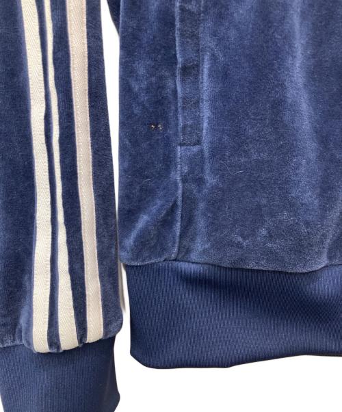 adidas Originals（アディダスオリジナル）adidas Originals (アディダスオリジナル) ベロアトラックジャケット ブルー サイズ:Lの古着・服飾アイテム