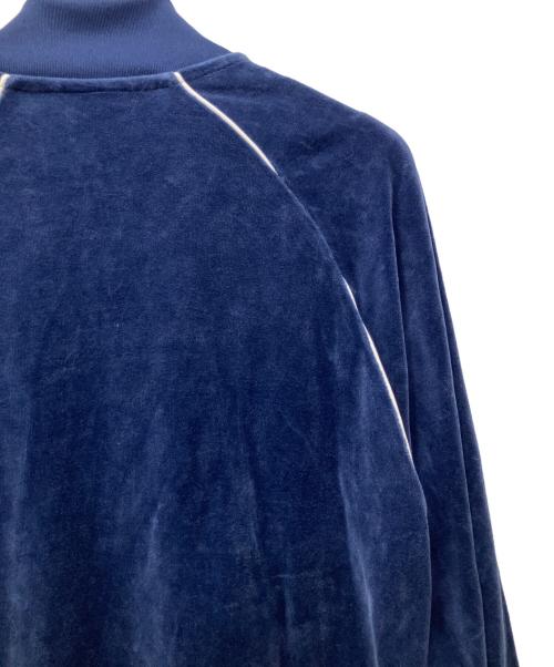 adidas Originals（アディダスオリジナル）adidas Originals (アディダスオリジナル) ベロアトラックジャケット ブルー サイズ:Lの古着・服飾アイテム