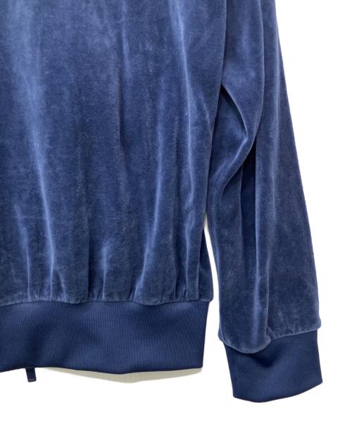 adidas Originals（アディダスオリジナル）adidas Originals (アディダスオリジナル) ベロアトラックジャケット ブルー サイズ:Lの古着・服飾アイテム