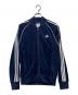 adidas Originals（アディダスオリジナル）の古着「ベロアトラックジャケット」｜ブルー
