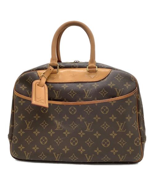 LOUIS VUITTON（ルイ ヴィトン）LOUIS VUITTON (ルイ ヴィトン) モノグラム　ドーヴィル(ボーリングヴァニティ)　ハンドバッグ ブラウンの古着・服飾アイテム