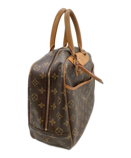 LOUIS VUITTON（ルイ ヴィトン）LOUIS VUITTON (ルイ ヴィトン) モノグラム　ドーヴィル(ボーリングヴァニティ)　ハンドバッグ ブラウンの古着・服飾アイテム
