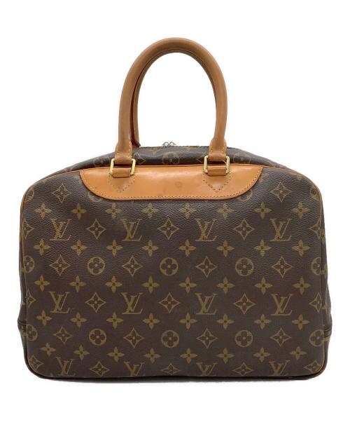 LOUIS VUITTON（ルイ ヴィトン）LOUIS VUITTON (ルイ ヴィトン) モノグラム　ドーヴィル(ボーリングヴァニティ)　ハンドバッグ ブラウンの古着・服飾アイテム