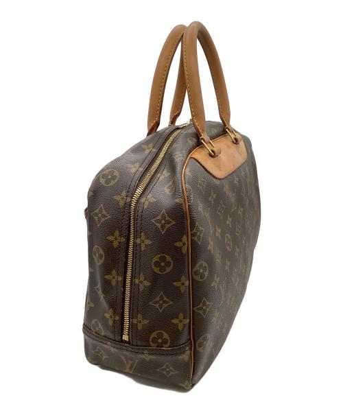 LOUIS VUITTON（ルイ ヴィトン）LOUIS VUITTON (ルイ ヴィトン) モノグラム　ドーヴィル(ボーリングヴァニティ)　ハンドバッグ ブラウンの古着・服飾アイテム
