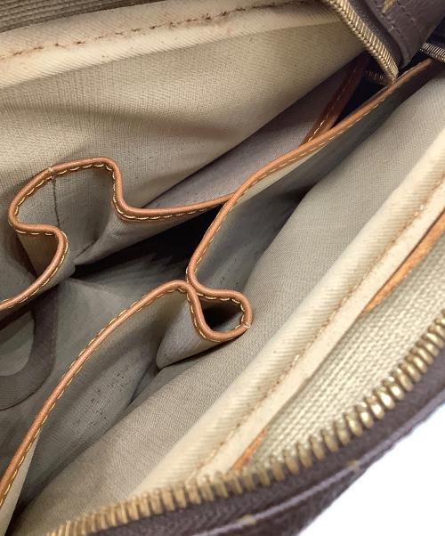 LOUIS VUITTON（ルイ ヴィトン）LOUIS VUITTON (ルイ ヴィトン) モノグラム　ドーヴィル(ボーリングヴァニティ)　ハンドバッグ ブラウンの古着・服飾アイテム