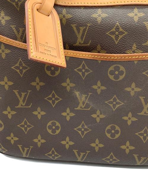 LOUIS VUITTON（ルイ ヴィトン）LOUIS VUITTON (ルイ ヴィトン) モノグラム　ドーヴィル(ボーリングヴァニティ)　ハンドバッグ ブラウンの古着・服飾アイテム