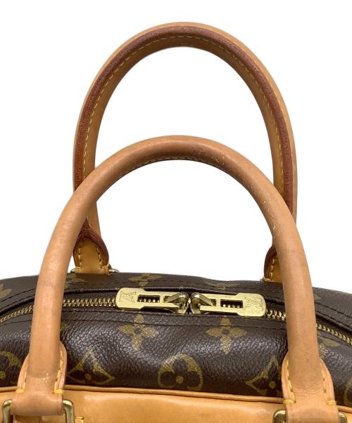 LOUIS VUITTON（ルイ ヴィトン）LOUIS VUITTON (ルイ ヴィトン) モノグラム　ドーヴィル(ボーリングヴァニティ)　ハンドバッグ ブラウンの古着・服飾アイテム