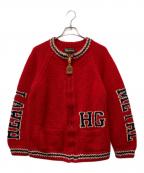 Hysteric Glamourヒステリックグラマー）の古着「カウチンニットカーディガン」｜レッド