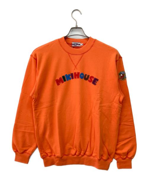 mikihouse（ミキハウス）mikihouse (ミキハウス) スウェット オレンジ サイズ:Mの古着・服飾アイテム