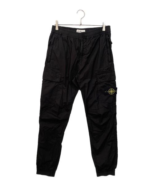 STONE ISLAND（ストーンアイランド）STONE ISLAND (ストーンアイランド) カーゴパンツ ブラック サイズ:W31の古着・服飾アイテム