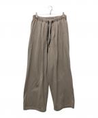 ANCELLMアンセルム）の古着「2TUCK SWEAT PANTS」｜ベージュ